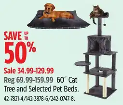 Canadian Tire Tree and Selected Pet Beds offer