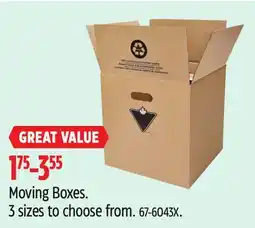 Canadian Tire Canadian Tire Moving Boxes offer