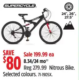 Canadian Tire Nitrous Bike offer