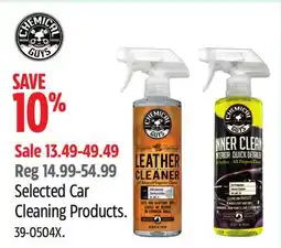 Canadian Tire Selected Car Cleaning Products offer