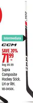 Canadian Tire CCM Supra Composite Hockey Stick offer