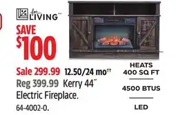 Canadian Tire Kerry 44˝ Electric Fireplace offer