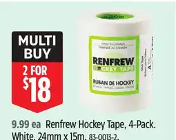 Canadian Tire Renfrew Hockey Tape, 4-Pack offer