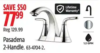 Canadian Tire Pasadena 2-Handle offer