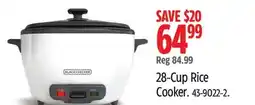 Canadian Tire 28-Cup Rice Cooker offer