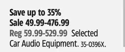 Canadian Tire Pioneer Selected Car Audio Equipment offer