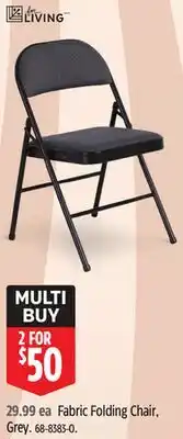 Canadian Tire For Living Fabric folding Chair offer