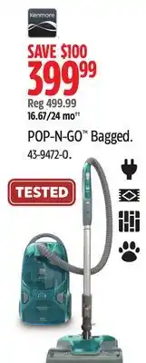 Canadian Tire Kenmore POP-N-GO Bagged offer