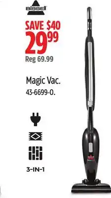 Canadian Tire Bissell Magic Vac offer
