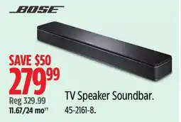 Canadian Tire Bose TV Speaker Soundbar offer