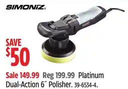 Canadian Tire Simoniz Platinum Dual-Action 6˝ Polisher offer