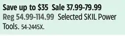 Canadian Tire Selected SKIL Power Tools offer