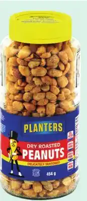 Canadian Tire Planters Dry Roast Peanuts, 454g offer
