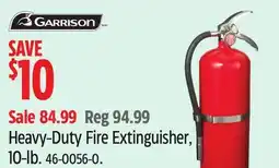 Canadian Tire Garrison Heavy-Duty Fire Extinguisher, 10-lb offer