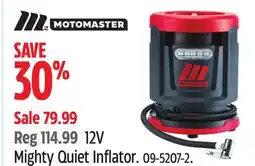Canadian Tire MotoMaster Mighty Quiet Inflator offer