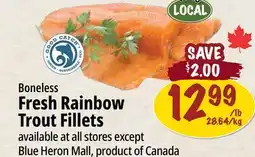 Farm Boy Boneless Fresh Rainbow Trout Fillets offer