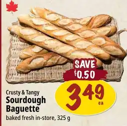 Farm Boy Crusty & Tangy Sourdough Baguette offer