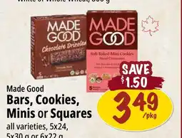 Farm Boy Made Good Bars, Cookies, Minis or Squares offer