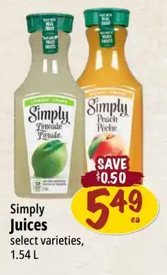 Farm Boy Simply Juices offer