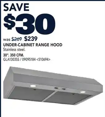 RONA UNDER-CABINET RANGE HOOD offer