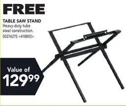 RONA DEWALT TABLE SAW STAND offer