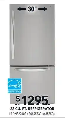 RONA 22 CU. FT. REFRIGERATOR offer