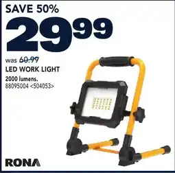 RONA RONA LED WORK LIGHT offer