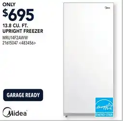 RONA 13.8 CU. FT. UPRIGHT FREEZER offer