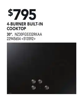 RONA SAMSUNG 4-BURNER BUILT-IN COOKTOP offer