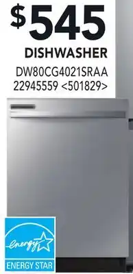 RONA SAMSUNG DISHWASHER offer