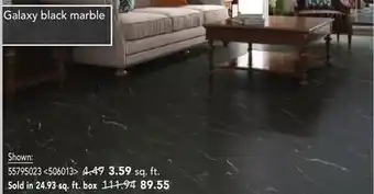 RONA Quickstyle Panache True Grout SPC Tiles - Galaxy Marble - 24.93-sq.ft/box offer
