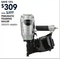 RONA PNEUMATIC FRAMING NAILER offer