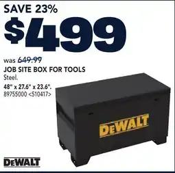 RONA JOB SITE BOX FOR TOOLS 48 x 27.6 x 23.6 offer