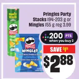 Chalo FreshCo Pringles Party Stacks 194-203 g or Mingles 155 g offer