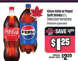 Chalo FreshCo Coca-Cola or Pepsi Soft Drinks 2 L Selected Varieties offer
