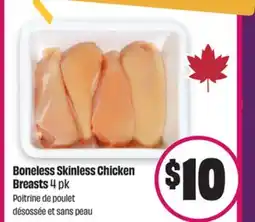Chalo FreshCo Boneless Skinless Chicken Breasts 4 pk offer