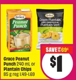 Chalo FreshCo Grace Peanut Punch 240 mL or Plantain Chips 85 g offer