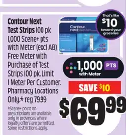 Chalo FreshCo Contour Next Test Strips 100 pk offer