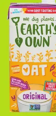 Chalo FreshCo Earth's Own Oat Beverage 946 mL offer