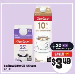 Chalo FreshCo Sealtest 5, 10 or 35% Cream 473-1 L offer
