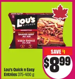 Chalo FreshCo Lou's Quick n Easy Entrées 375-400 g offer