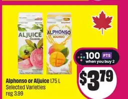Chalo FreshCo Alphonso or Aljuice 1.75 L Selected Varieties offer