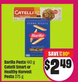 Chalo FreshCo Barilla Pasta 410 g Catelli Smart or Healthy Harvest Pasta 375 g offer