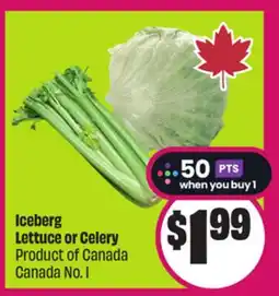 Chalo FreshCo Iceberg Lettuce or Celery offer