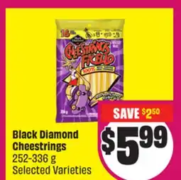 Chalo FreshCo Black Diamond Cheestrings 252-336 g Selected Varieties offer