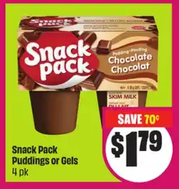 Chalo FreshCo Snack Pack Puddings or Gels 4 pk offer