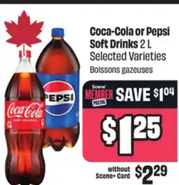 FreshCo Coca-Cola or Pepsi Soft Drinks 2 L Selected Varieties offer