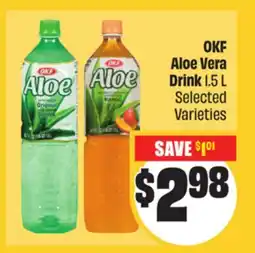 FreshCo OKF Aloe Vera Drinks 1.5 L Selected Varieties Mid-Autumn offer