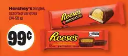 FreshCo Hershey's Singles, assorted varieties (34-58 g) offer