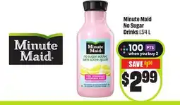 FreshCo Minute Maid No Sugar Drinks 1.54 L offer